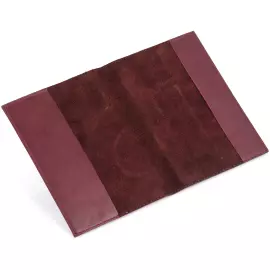 Обложка для паспорта "Кадуцей" с серебряной накладкой